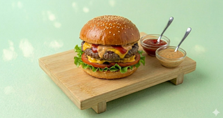 Double cheeseburger