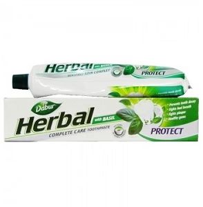 Dabur Herbal Complete Care Toothpaste With Basil, 140G