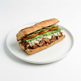 BBQ Pulled Pork Baguette & Fries