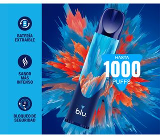 Desechable Arandanos Blue Ice 20Mg 1000 Puff Blu Bar