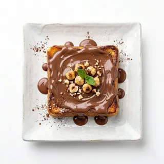 Dessert Pain Perdu Nutella