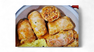 Domaća sarma sa krompir pireom