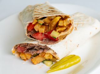 Донер Лаваш Ассорти с сыром (полтара 650г)