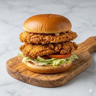 Doppio chicken burger