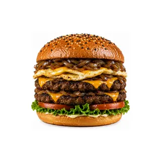 Burger Double Black Royal
