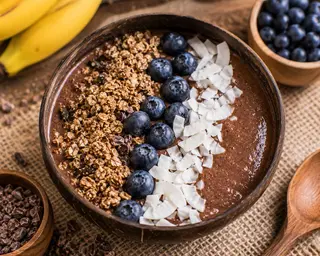 Double Choco Coco Nuts Bowl