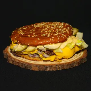 Double Original Press burger