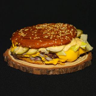Double Original Press burger