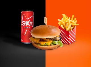 Double classic smash burger Meal