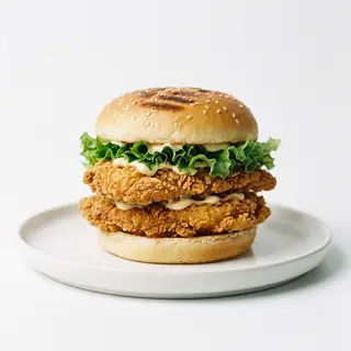Double chicken burger singolo