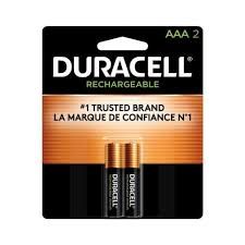 Duracell Rechargeable Aaa Batteries, 2-Pack