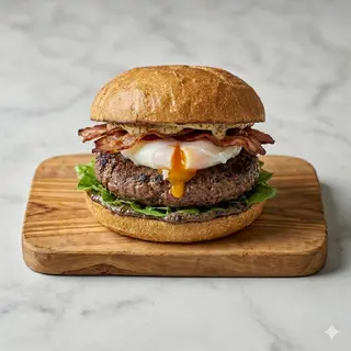 Eggy burger