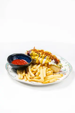 Хот-дог с конской колбаской (470г)