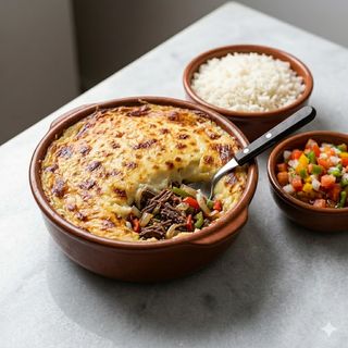 Escondidinho de carne de sol o verdura