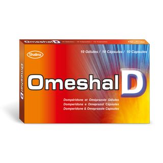 Shalina Omeshal Omeprazole Capsules 20Mg, 10X10 Pack