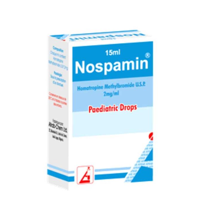 Nospamin Syrup Paediatric Drops, 60Ml