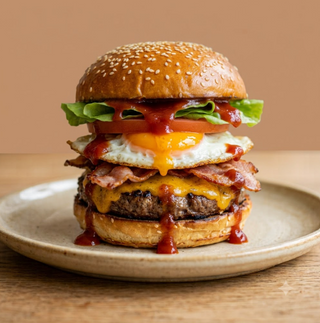 Egg burger