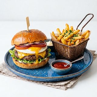 Egg Cheeseburger