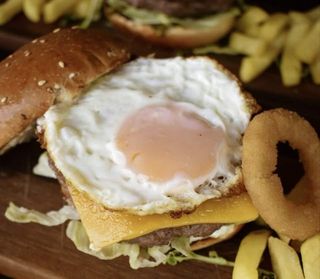 Egg burger