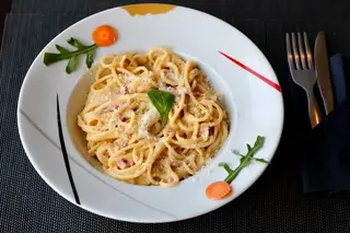 Esparguete à Carbonara