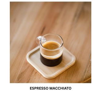 Espresso macchiato single