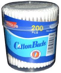 Everglob White Cotton Buds, 200 pcs