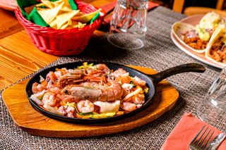 Fajitas cueva de marisco