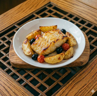 Filetto di baccalà e patate