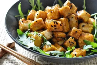 Fried toufu