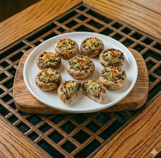 Funghi gratinati