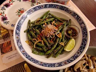 Fagioli verdi arrostiti