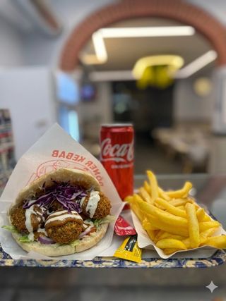 Falafel panino menù