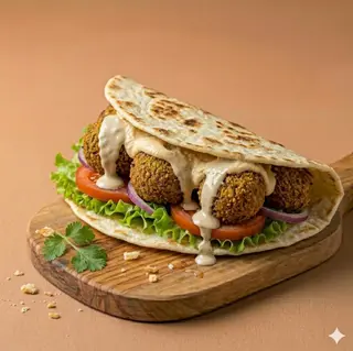 Piadina falafel + patatine + bibita