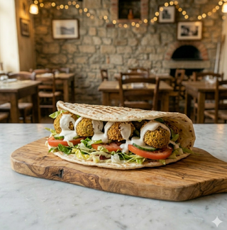Falafel piadina