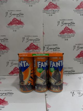 Fanta Lattina 330 ml da 6 pezzi