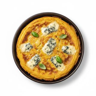 Farinata farcita con gorgonzola