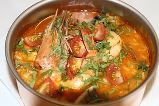 Feijoada de Lulinhas e Gambas