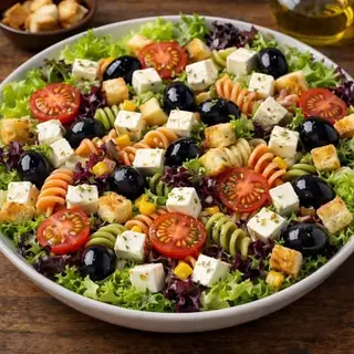 Salada Feta e Massa