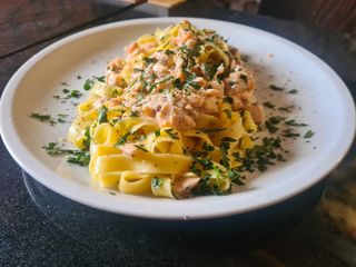 Fettuccine al salmone