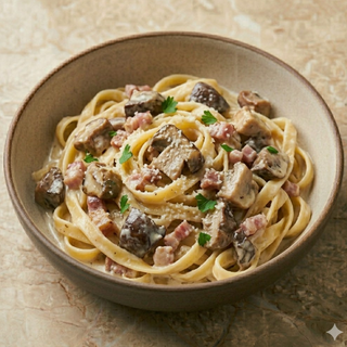 Fettuccine alla boscaiola