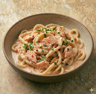 Fettuccine alla crema di scampi