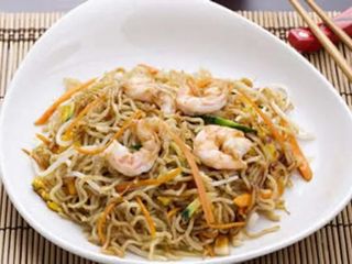 60.Fettuccine con gamberi