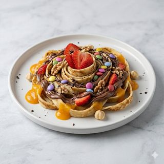 Fettuccine crepes con la tua fantasia