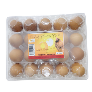 Tasty Yellow Yolk Eggs 20 Units Pack