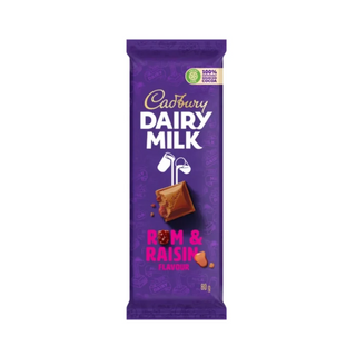 Cadbury Rum & Raisin Chocolate 80g