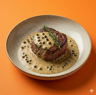 Filetto al pepe verde