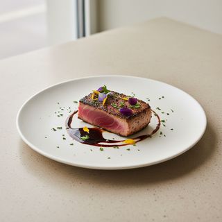 Filetto di tonno all'aceto balsamico