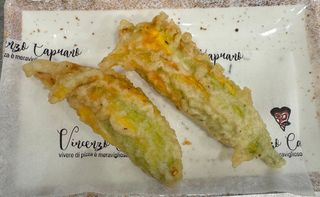Fiore di zucca ripieno 1 pezzo