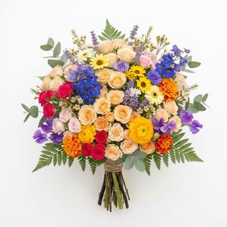Fiori di stagione misto colorato - grande