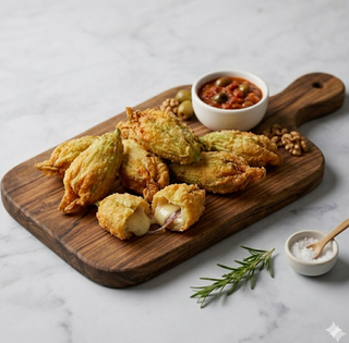 Fiori di zucca fritti - 2 pezzi